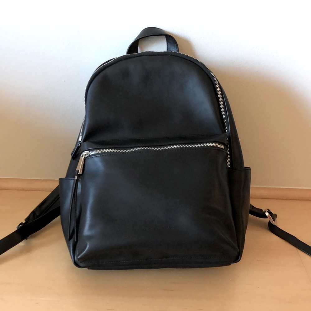 French Connection PU leather backpack